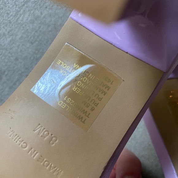 NWOT Steve Madden lilac heels - Picture 6 of 6